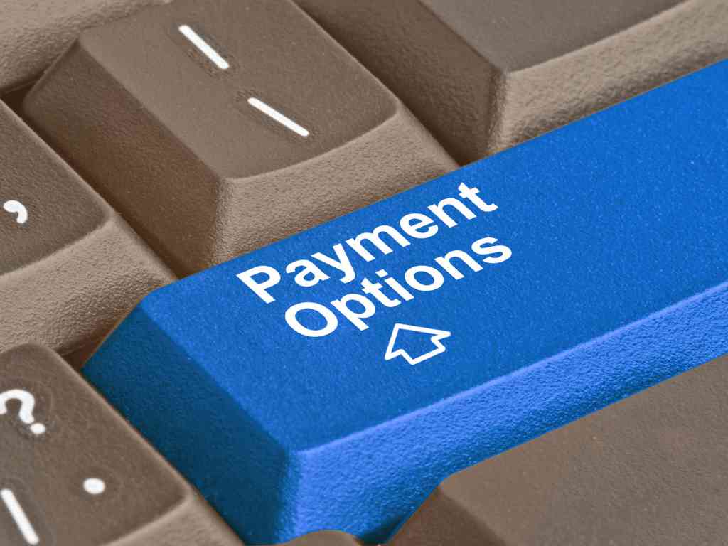 easy and multiple payment options