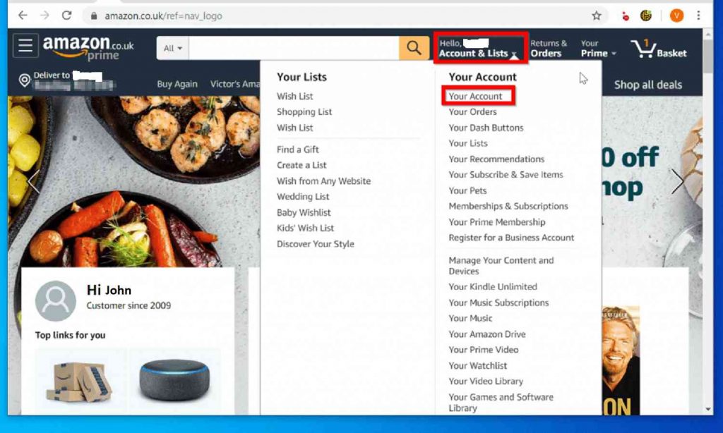 how to change billing address in amazon india