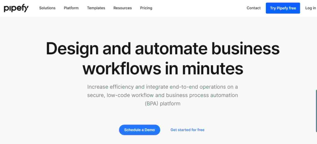 Pipefy project management tools free
